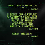 Text quote on a futuristic background with green digital elements